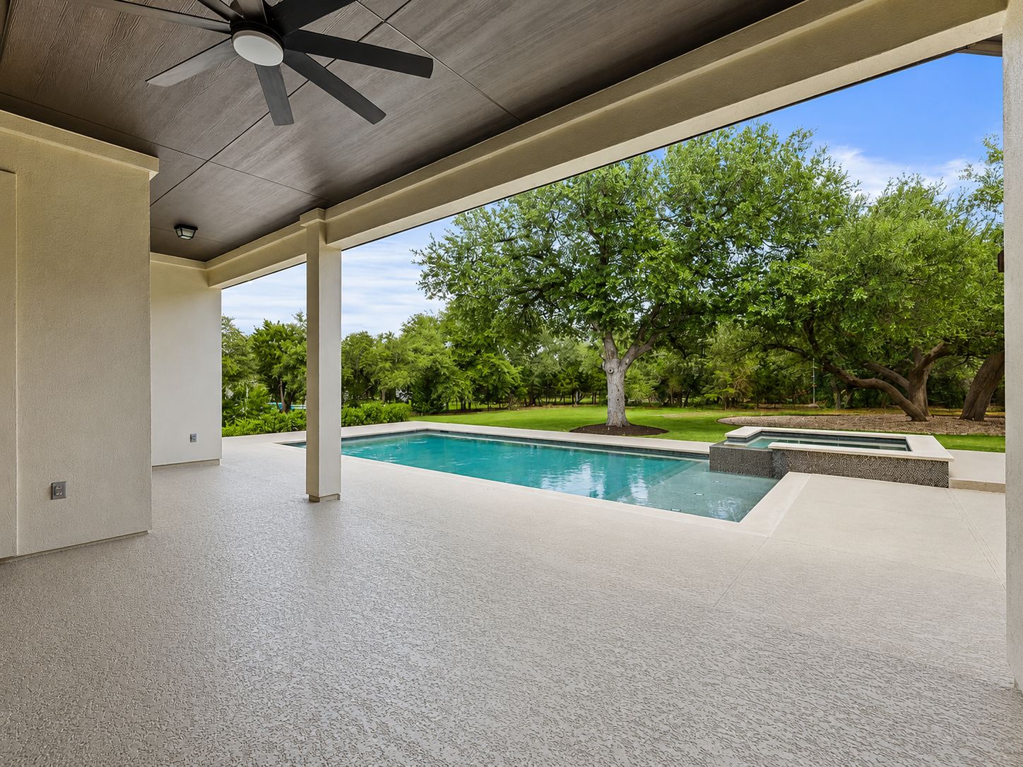 Covered Patio & Pool