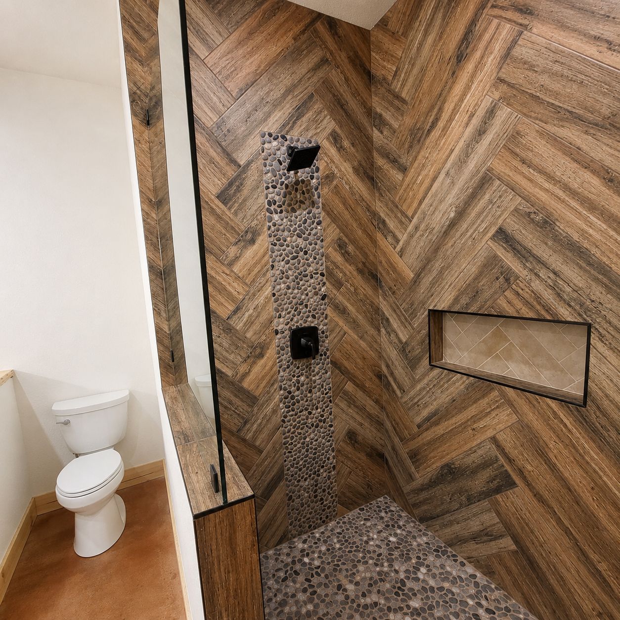 Herringbone Shower