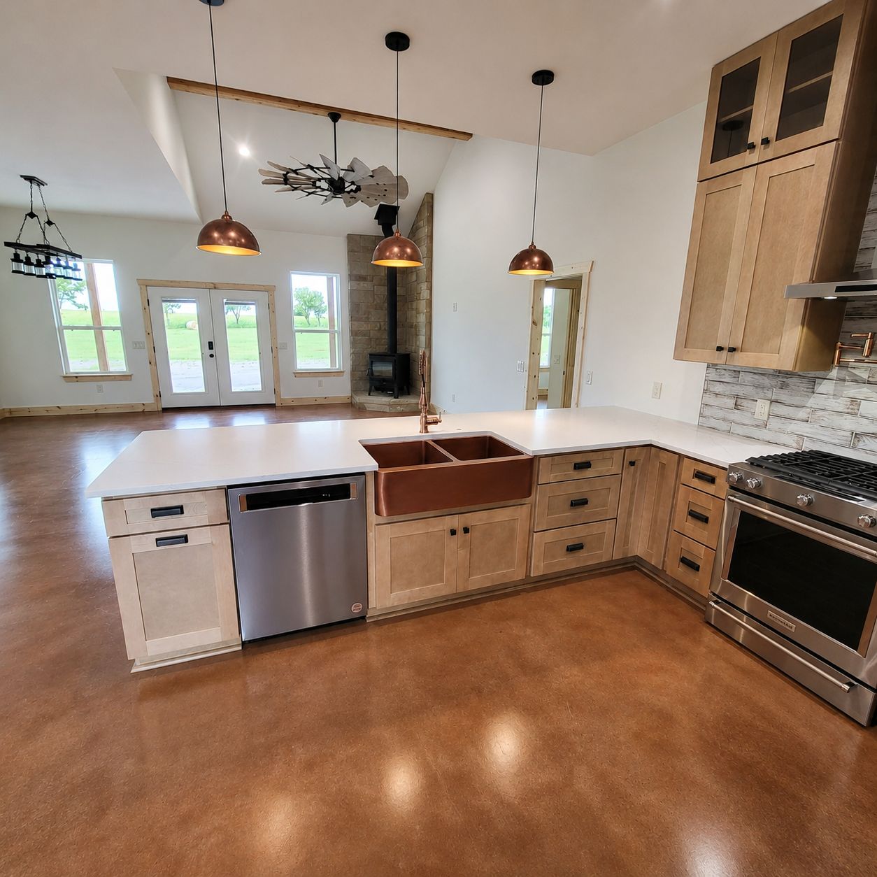 Copper Farmhouse Kitchen