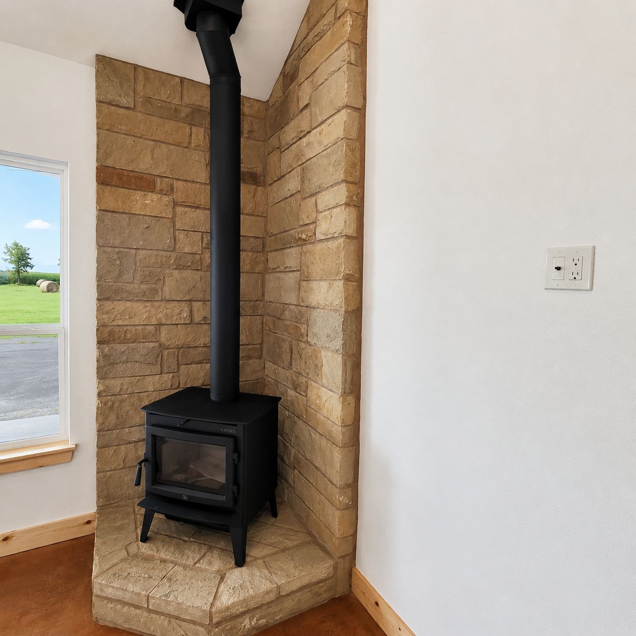 Wood Stove Nook