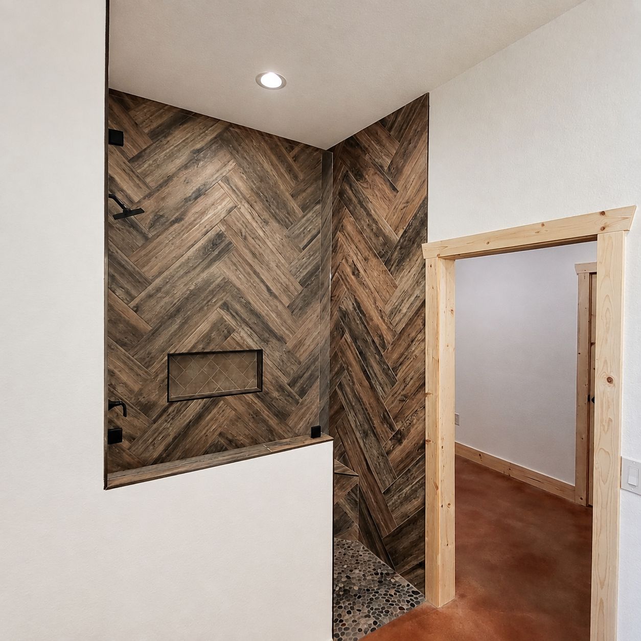 Wood Accent Hall